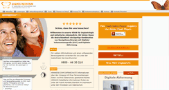 Desktop Screenshot of implantatzentrum-hannover.de