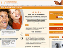 Tablet Screenshot of implantatzentrum-hannover.de